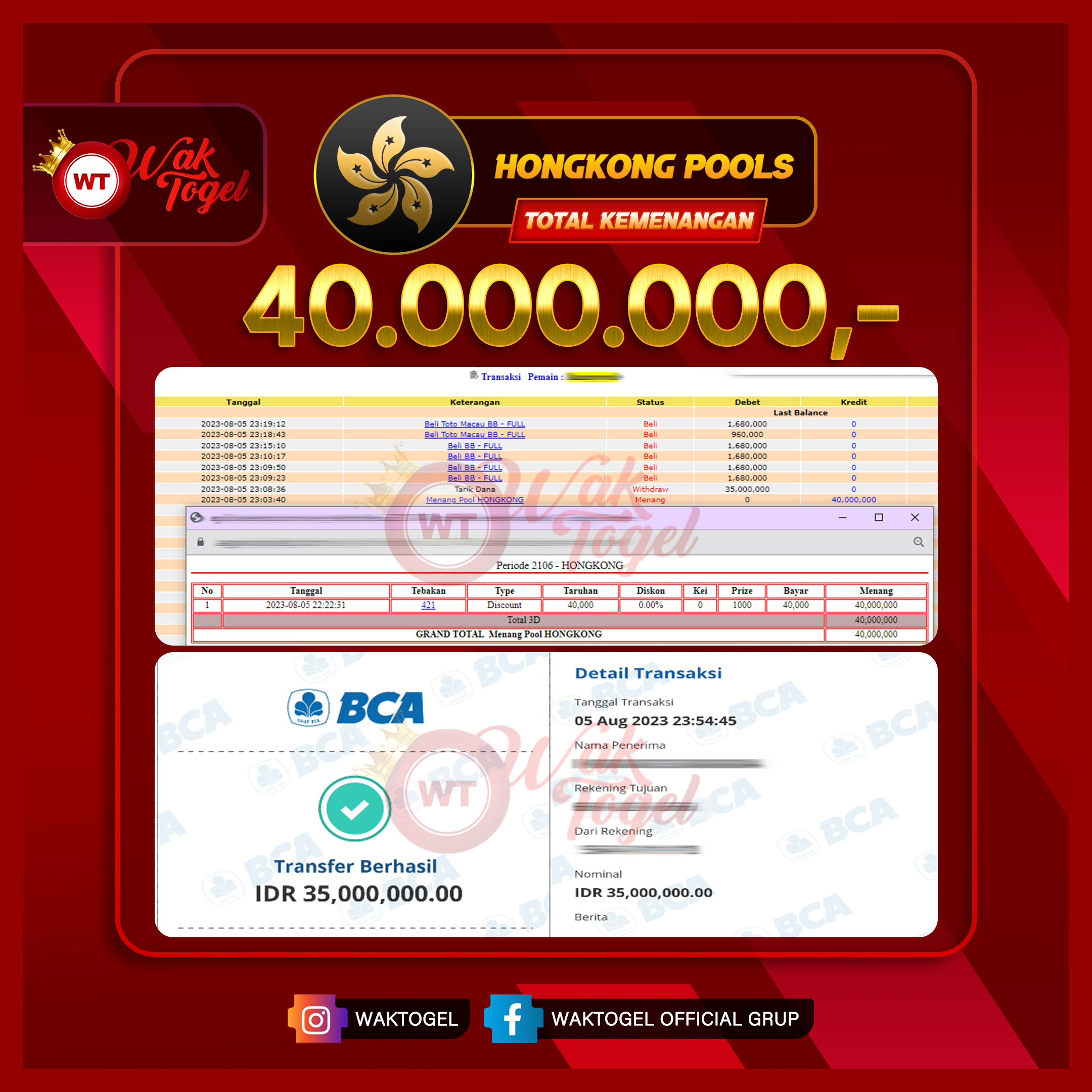 BUKTI PEMBAYARAN HONGKONG WAKTOGEL