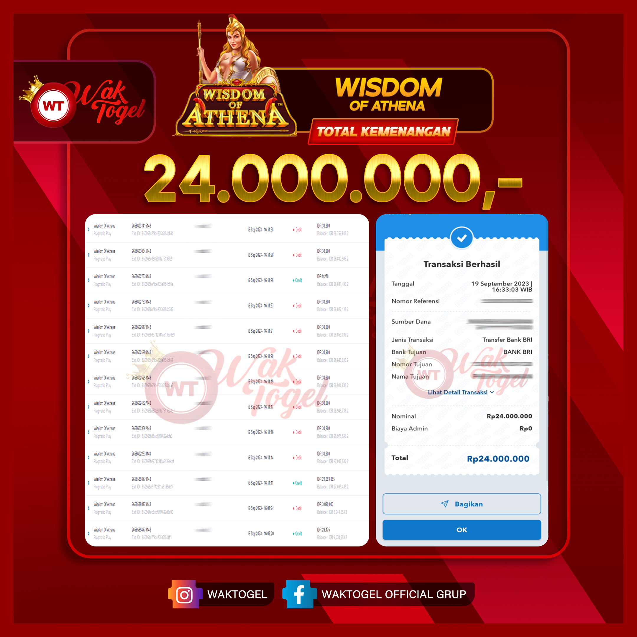 BUKTI PEMBAYARAN SLOT WAKTOGEL