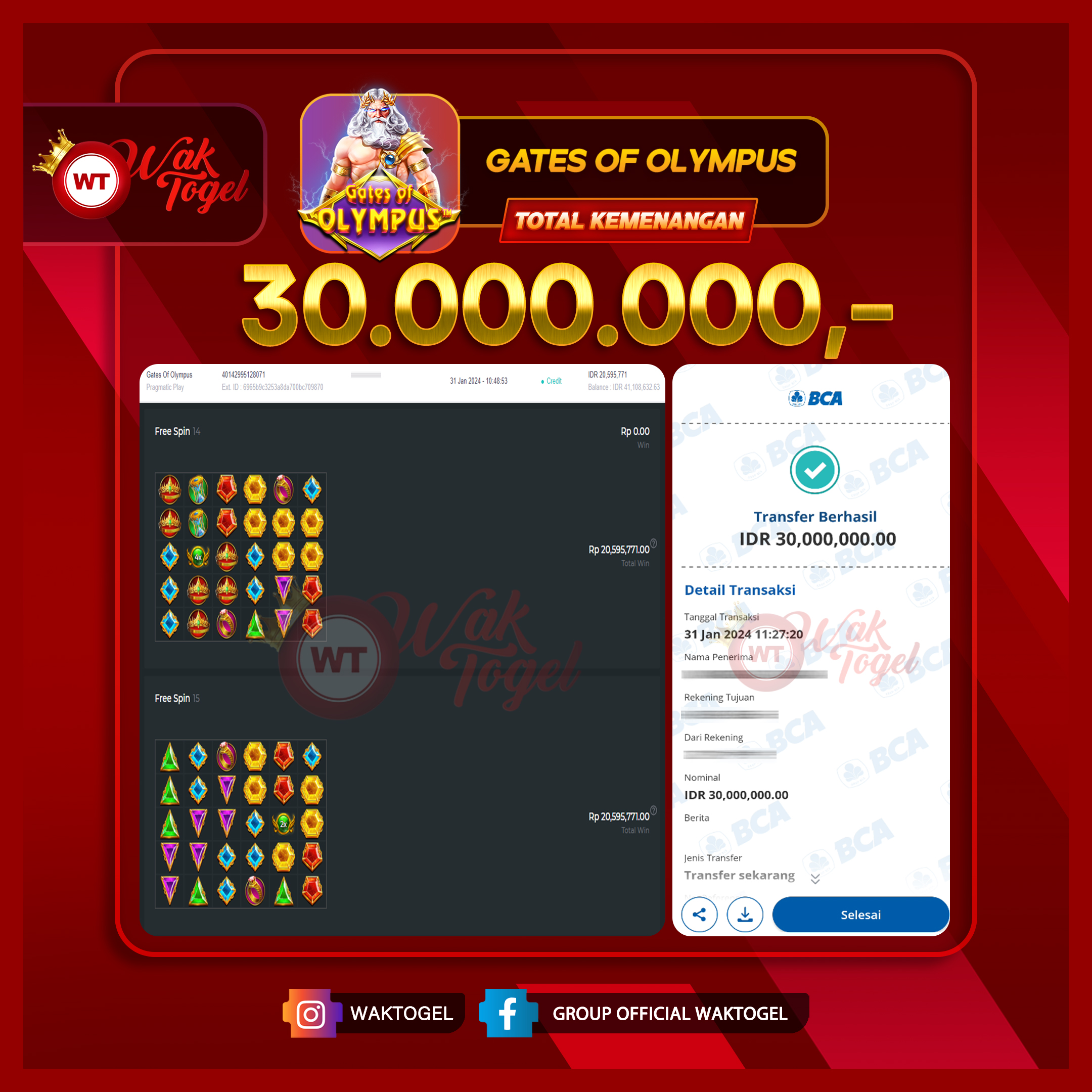 BUKTI PEMBAYARAN SLOT WAKTOGEL