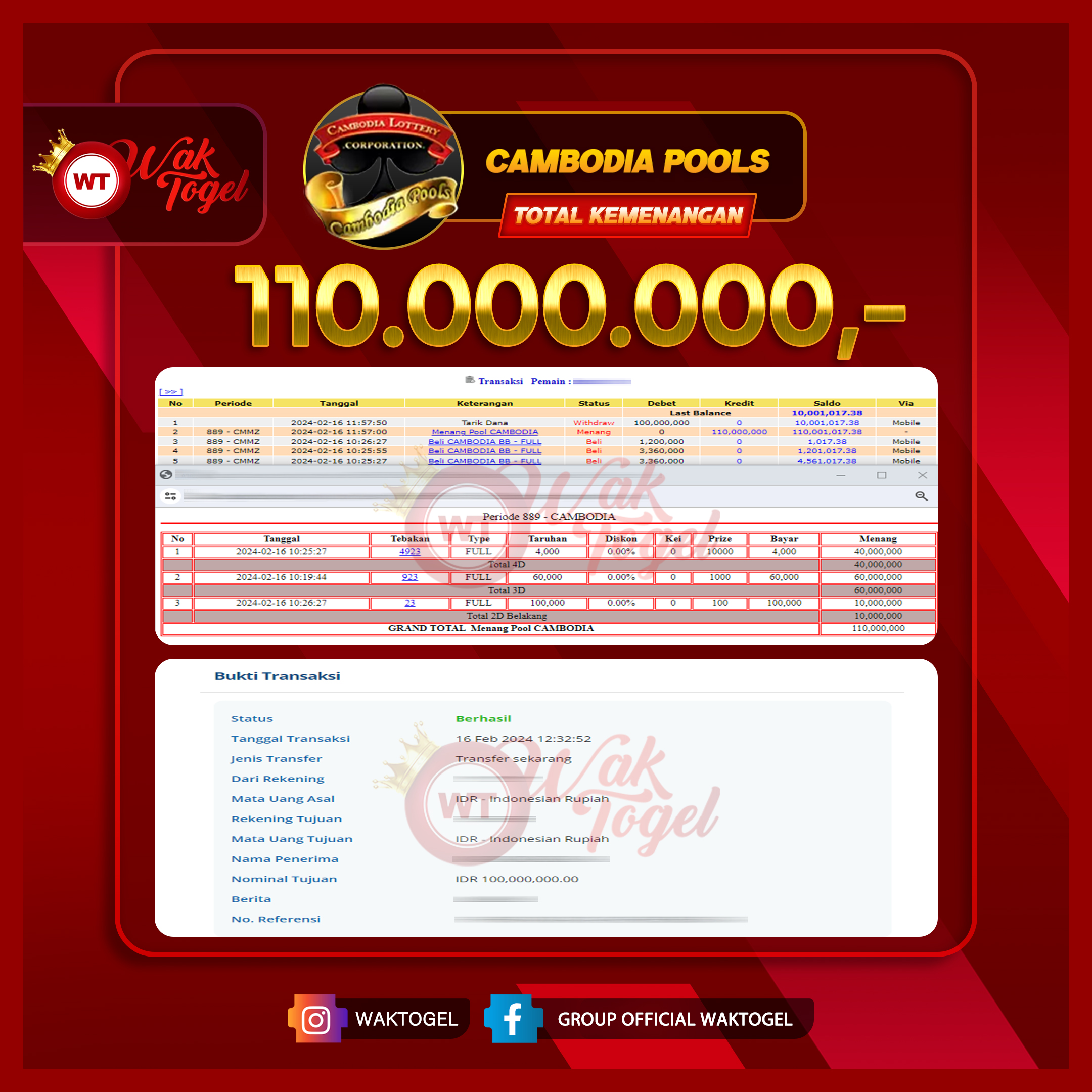 BUKTI PEMBAYARAN CAMBODIA WAKTOGEL