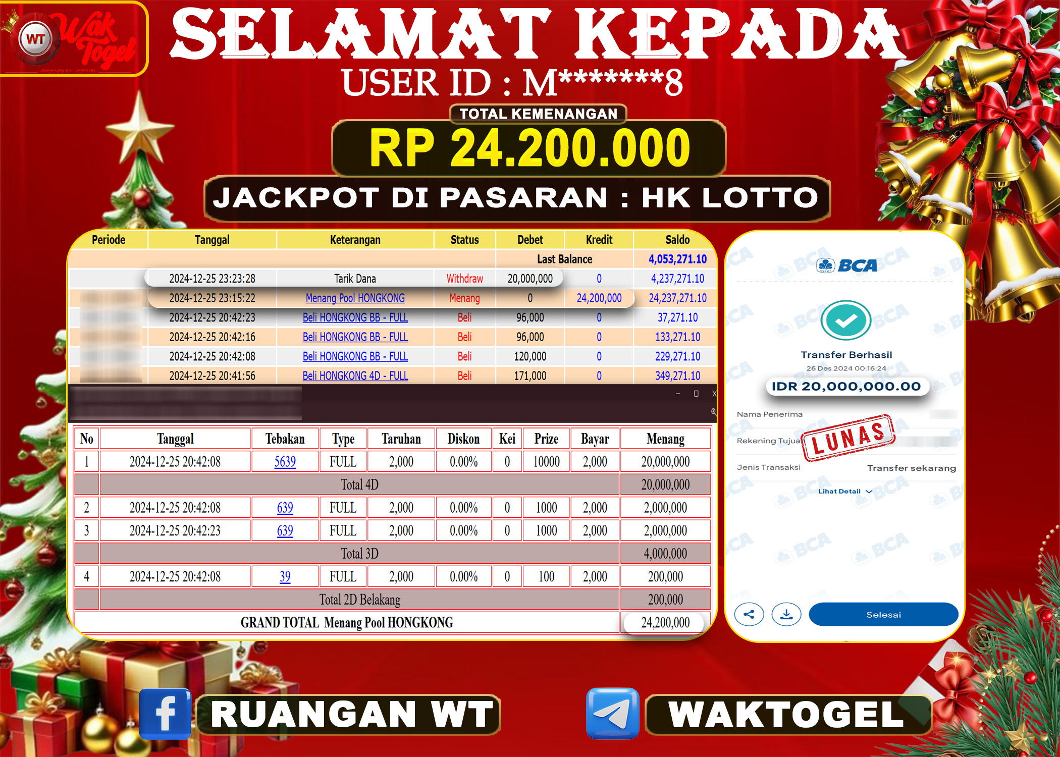 BUKTI PEMBAYARAN HONGKONG LOTTO WAKTOGEL