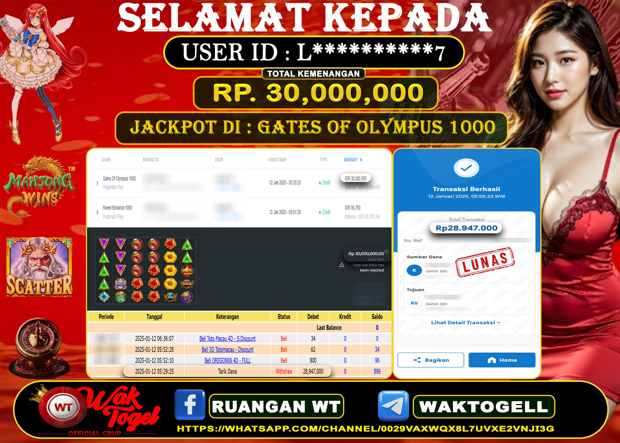 BUKTI PEMBAYARAN SLOT WAKTOGEL