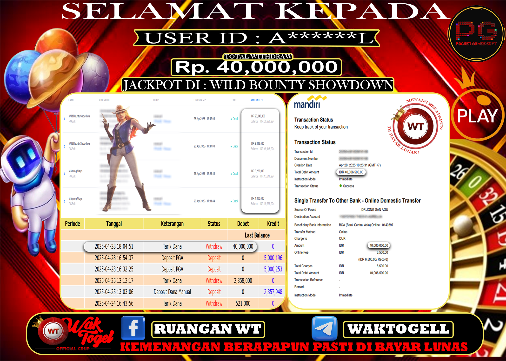 BUKTI PEMBAYARAN SLOT WAKTOGEL