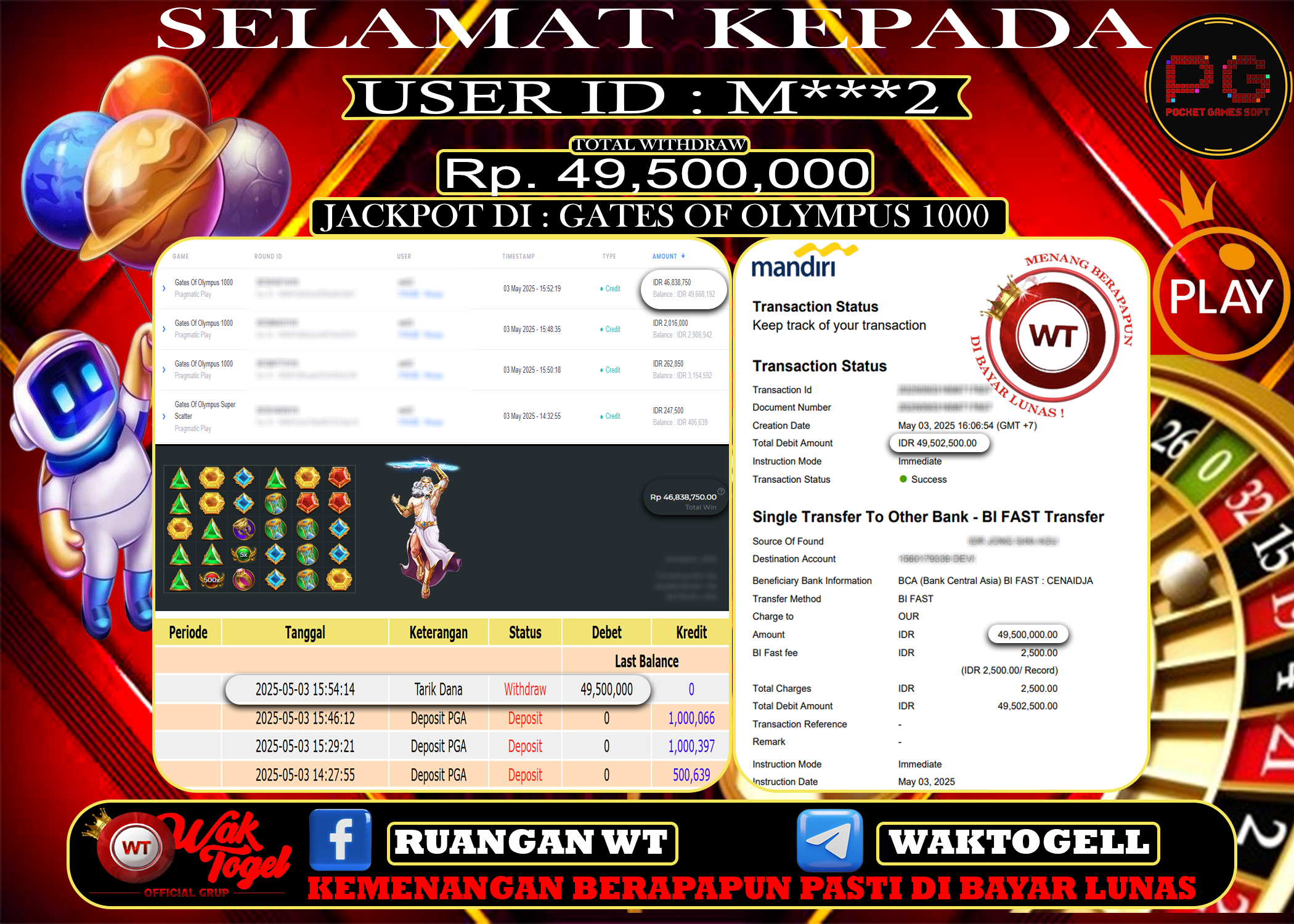 BUKTI PEMBAYARAN SLOT WAKTOGEL