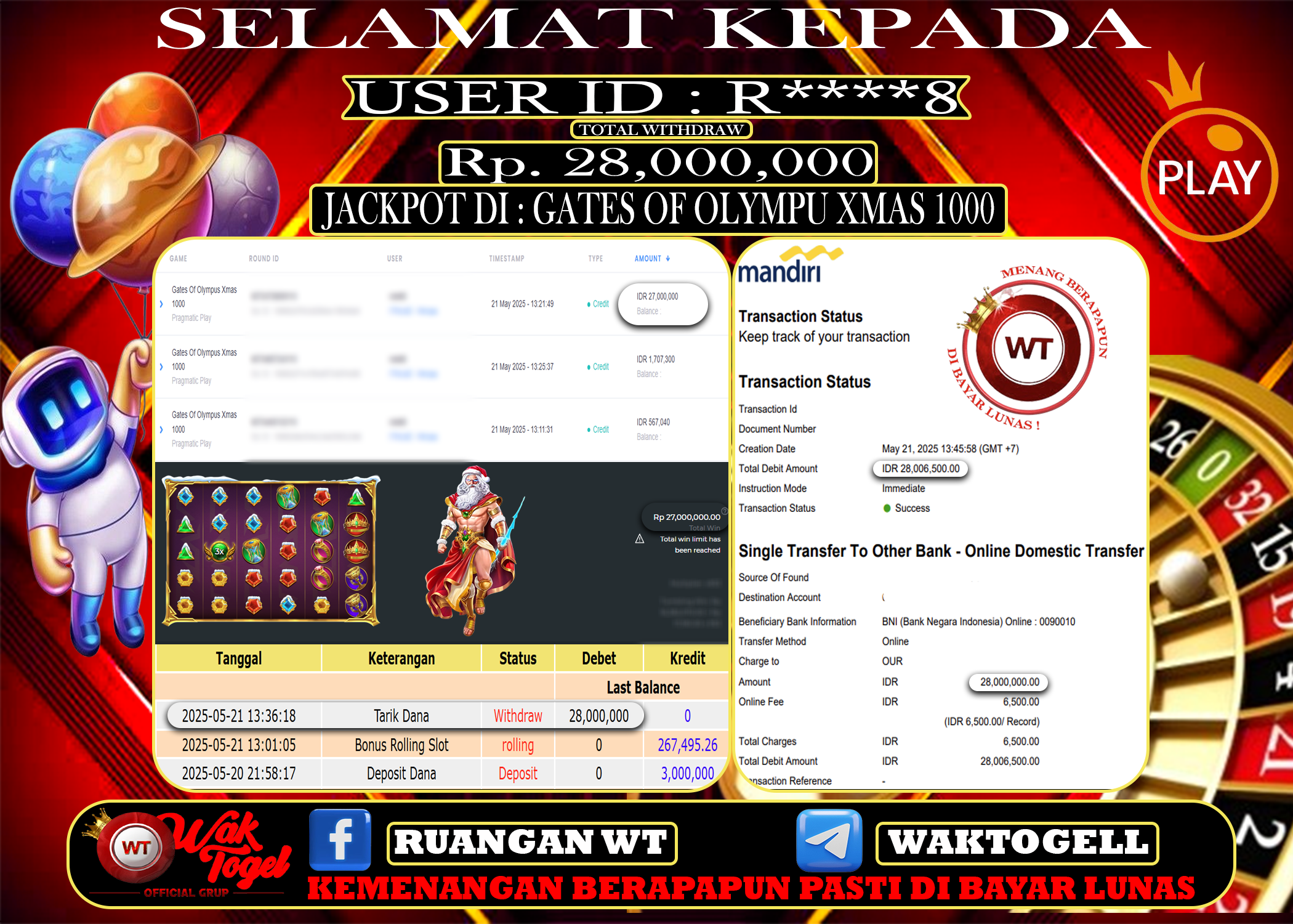 BUKTI PEMBAYARAN SLOT WAKTOGEL