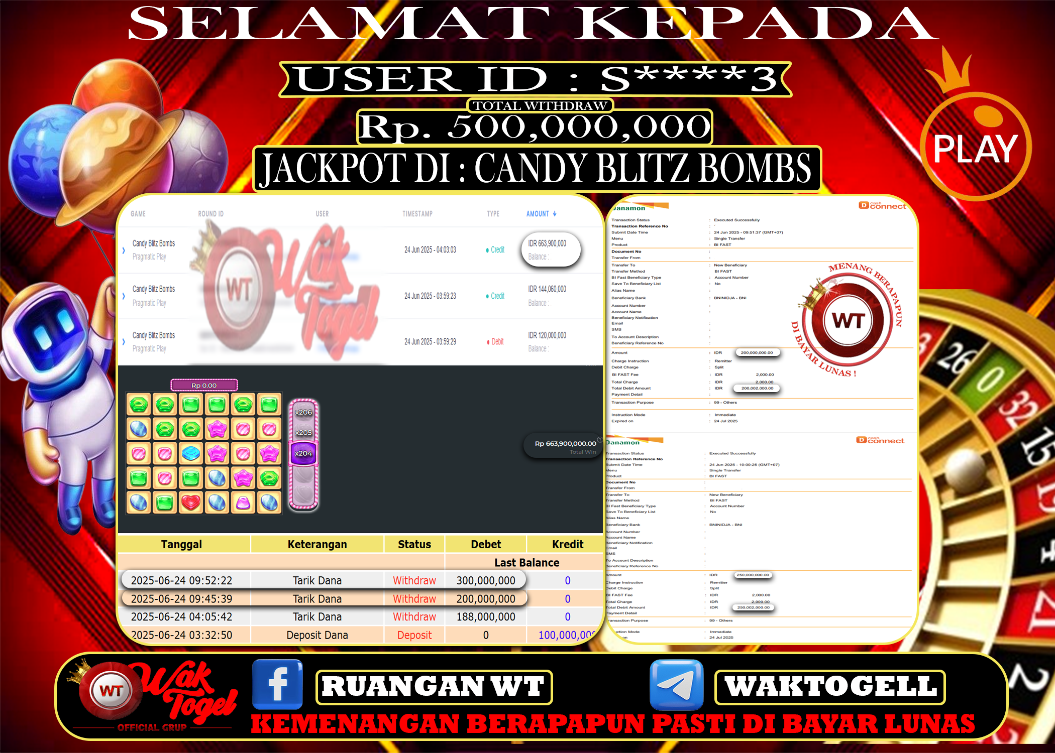 BUKTI PEMBAYARAN SLOT WAKTOGEL