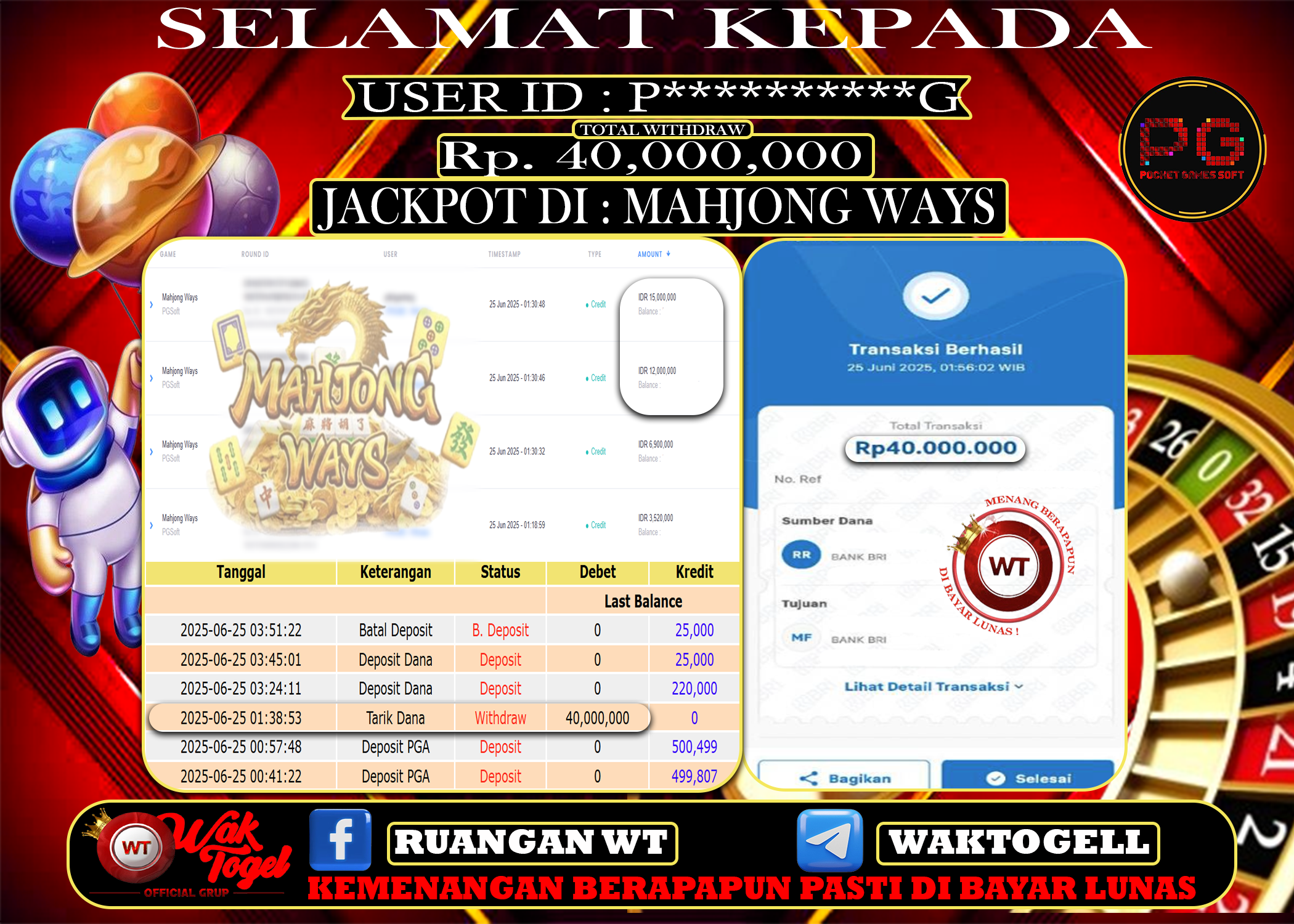 BUKTI PEMBAYARAN SLOT WAKTOGEL