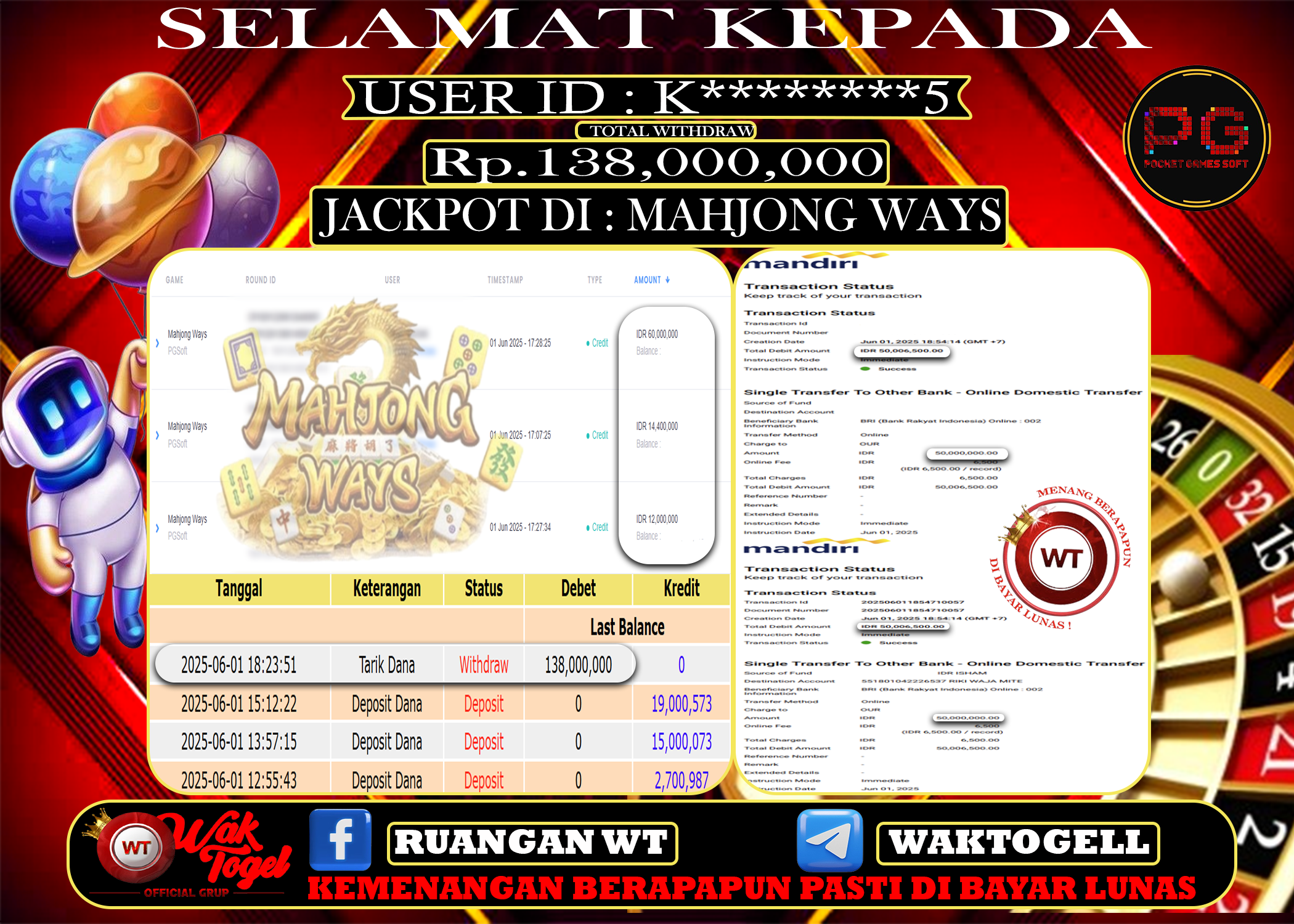 BUKTI PEMBAYARAN SLOT WAKTOGEL