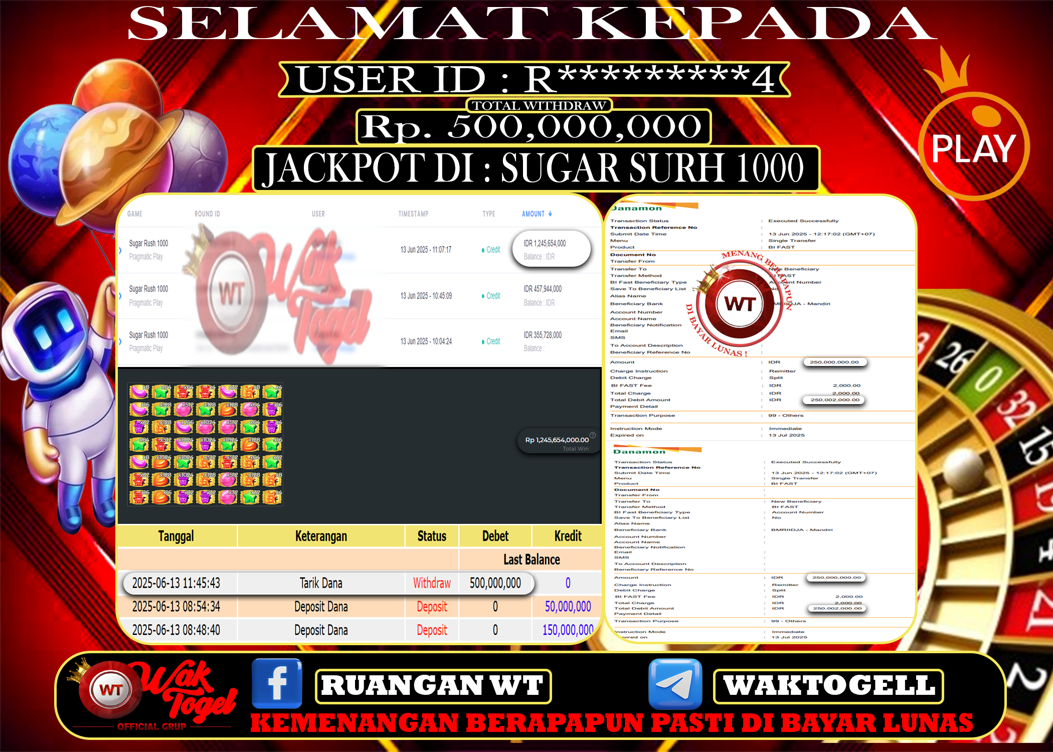 BUKTI PEMBAYARAN SLOT WAKTOGEL