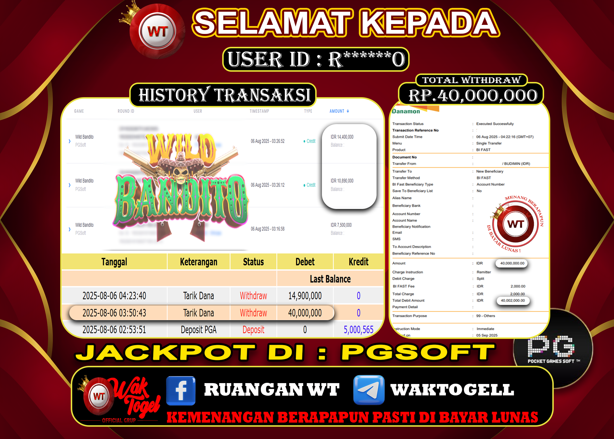 BUKTI PEMBAYARAN SLOT WAKTOGEL