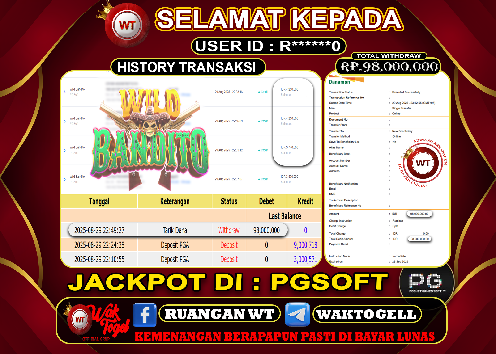 BUKTI PEMBAYARAN SLOT WAKTOGEL