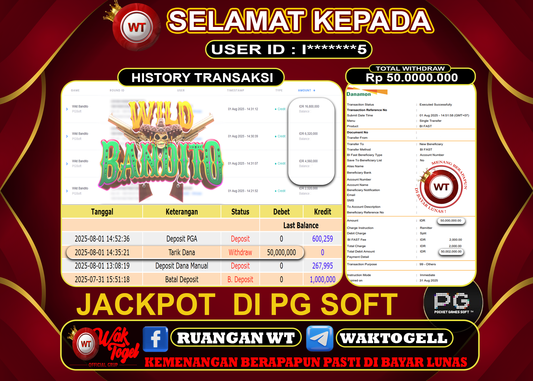 BUKTI PEMBAYARAN SLOT WAKTOGEL