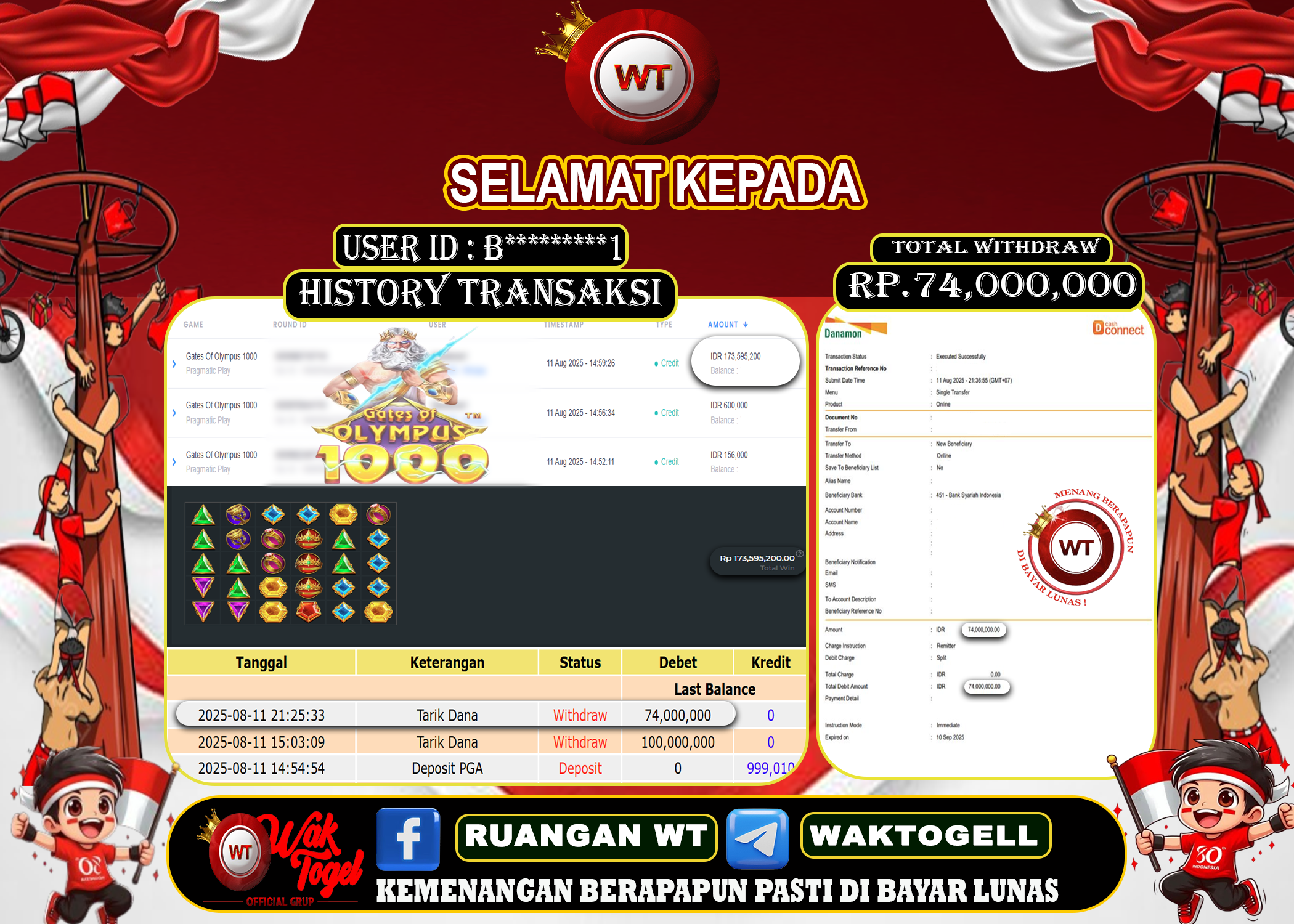 BUKTI PEMBAYARAN SLOT WAKTOGEL
