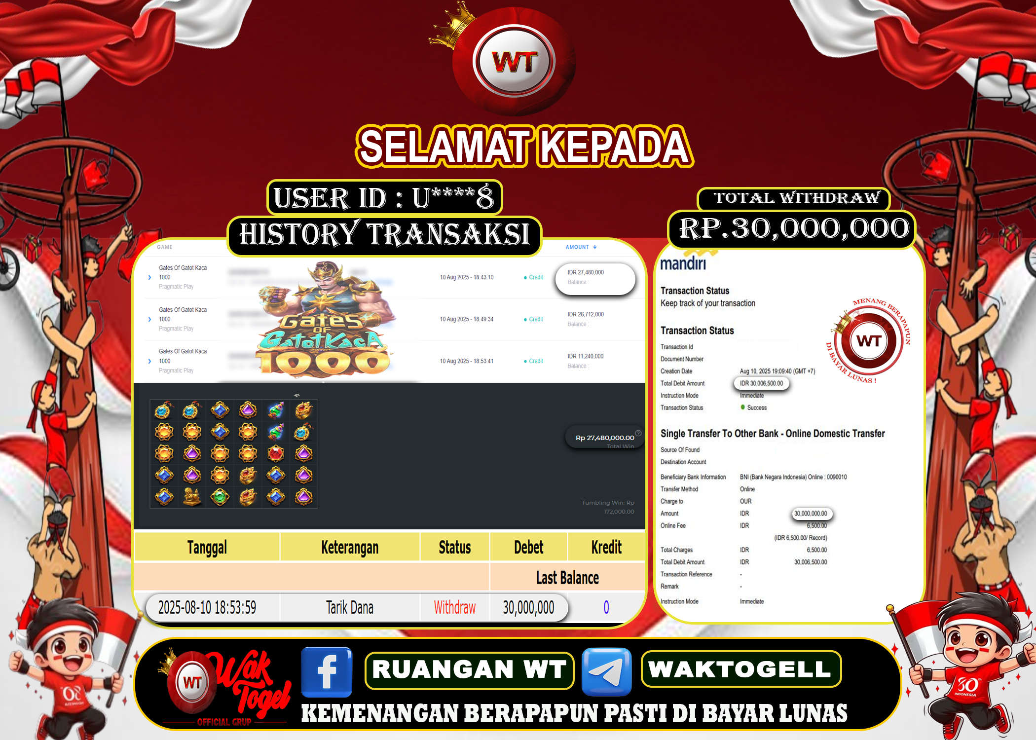 BUKTI PEMBAYARAN SLOT WAKTOGEL