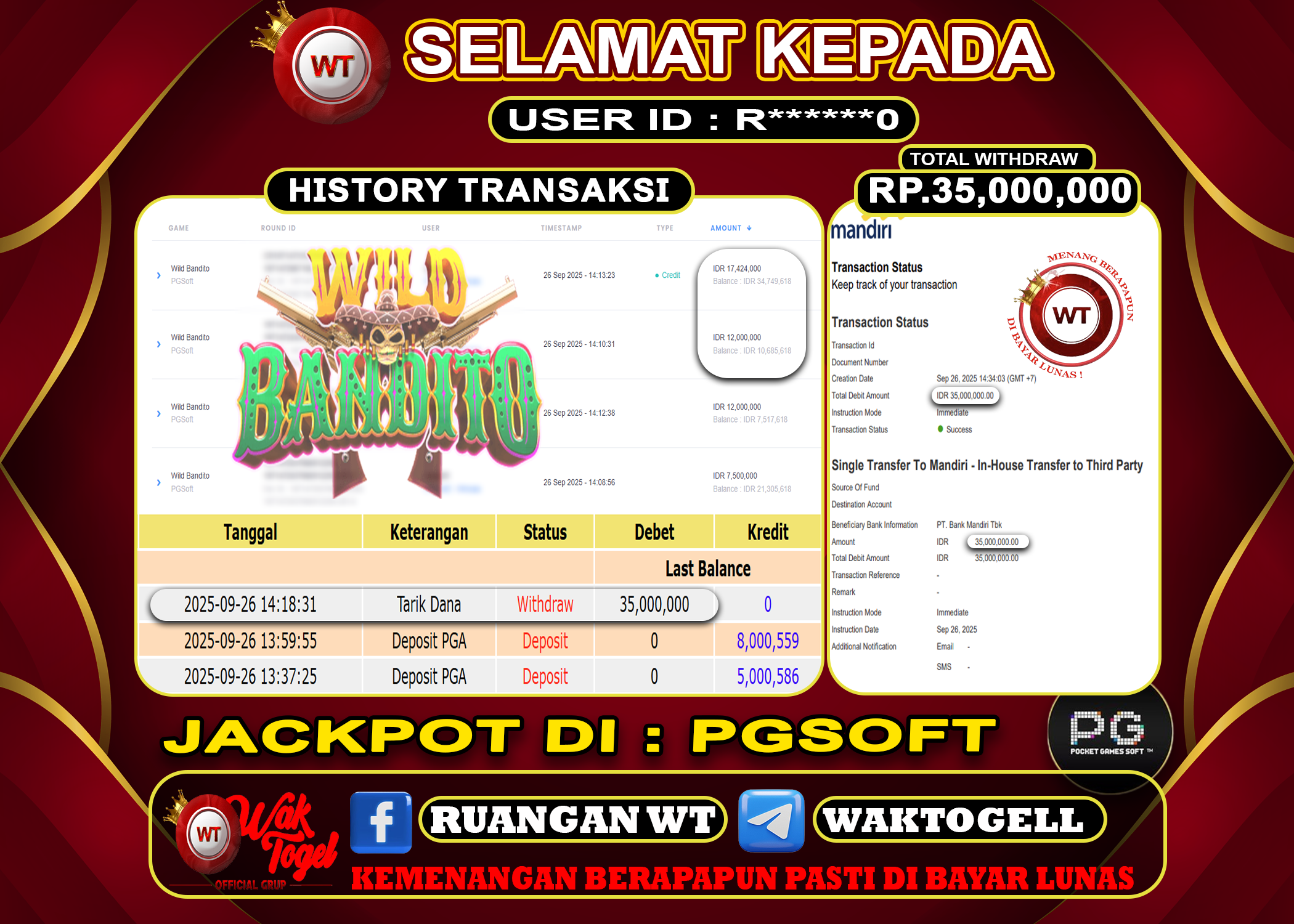 BUKTI PEMBAYARAN SLOT WAKTOGEL