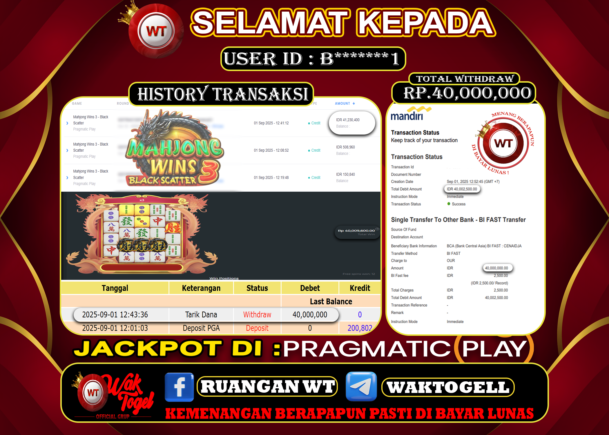BUKTI PEMBAYARAN SLOT WAKTOGEL