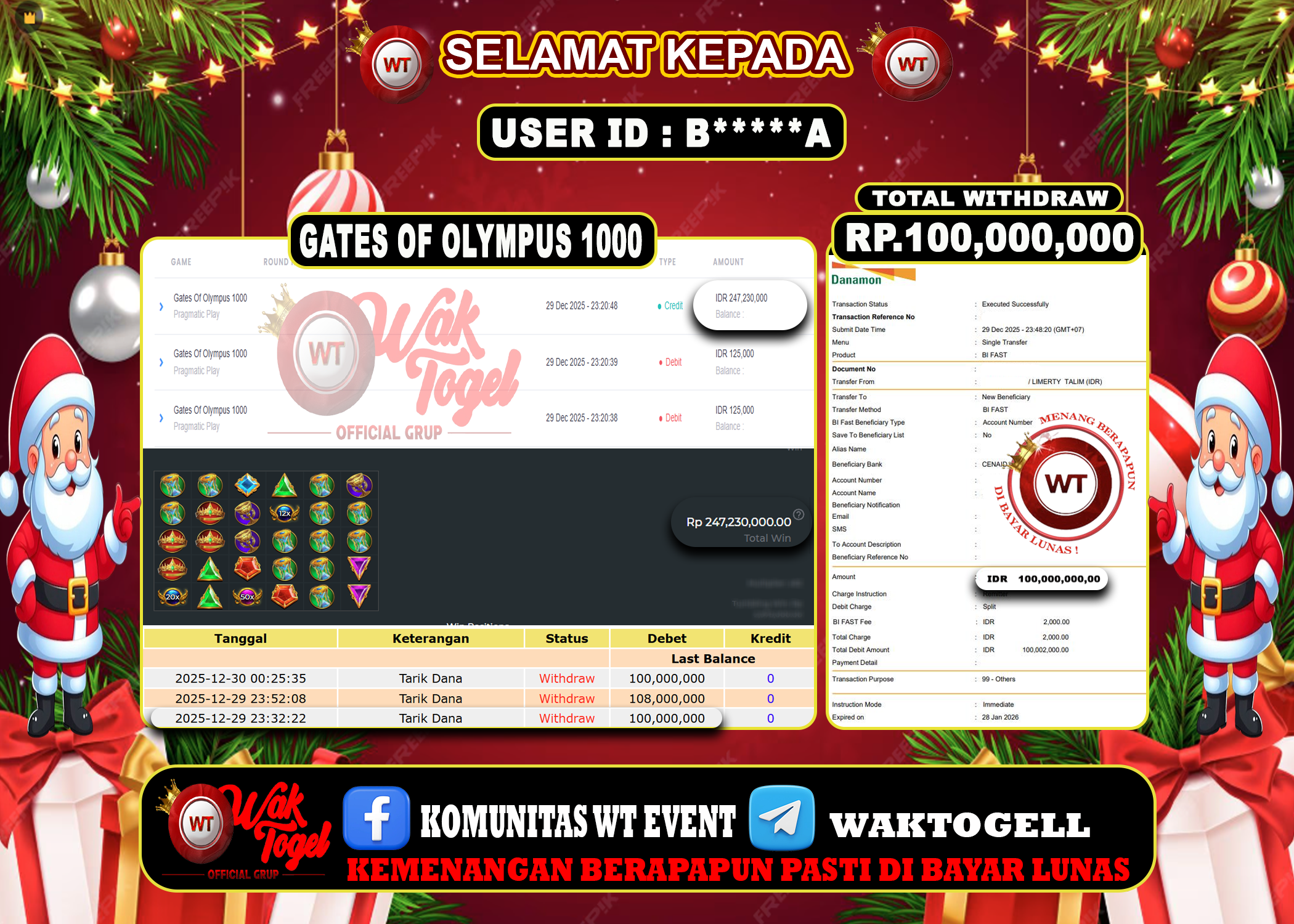 BUKTI PEMBAYARAN SLOT WAKTOGEL