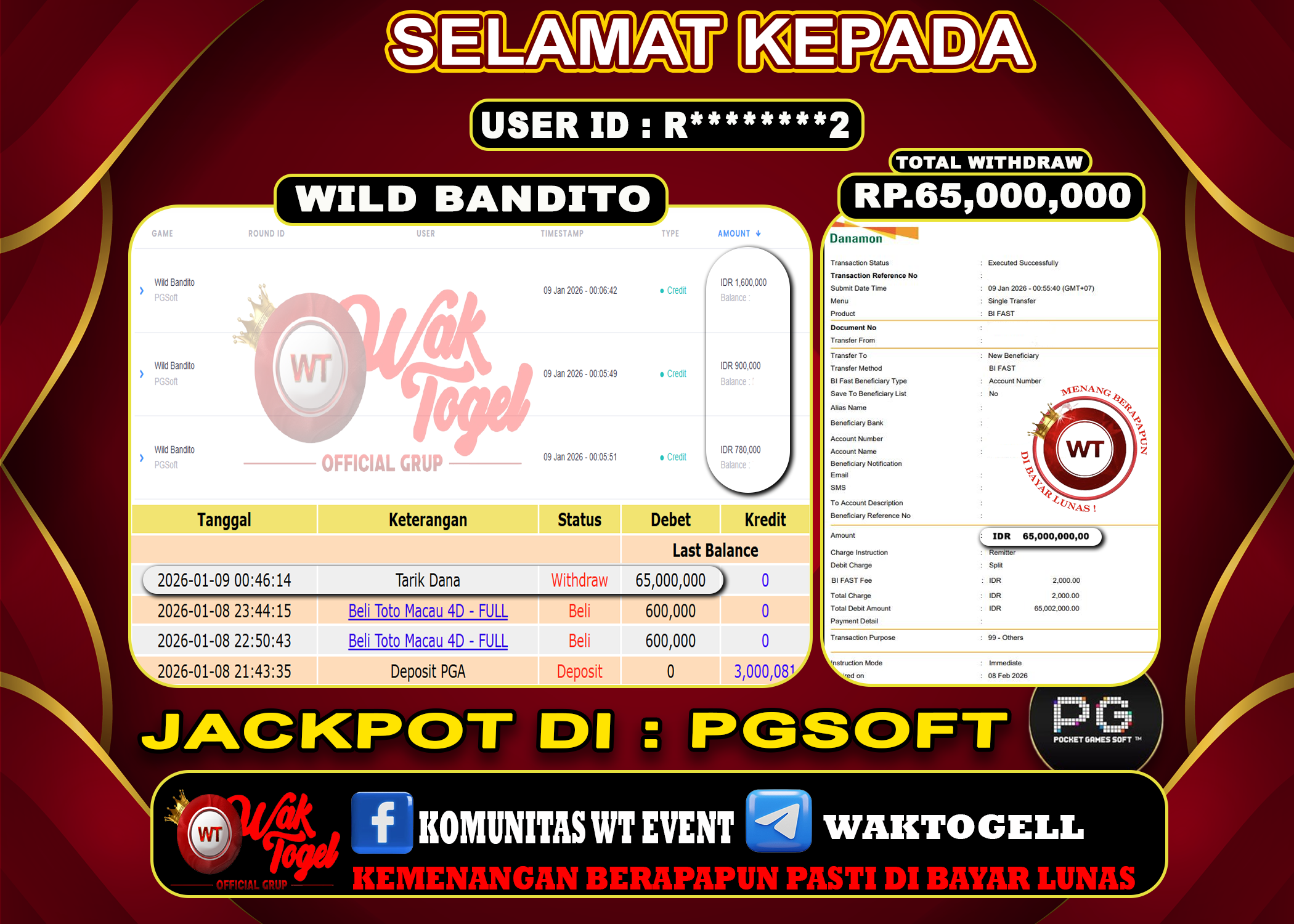 BUKTI PEMBAYARAN SLOT WAKTOGEL