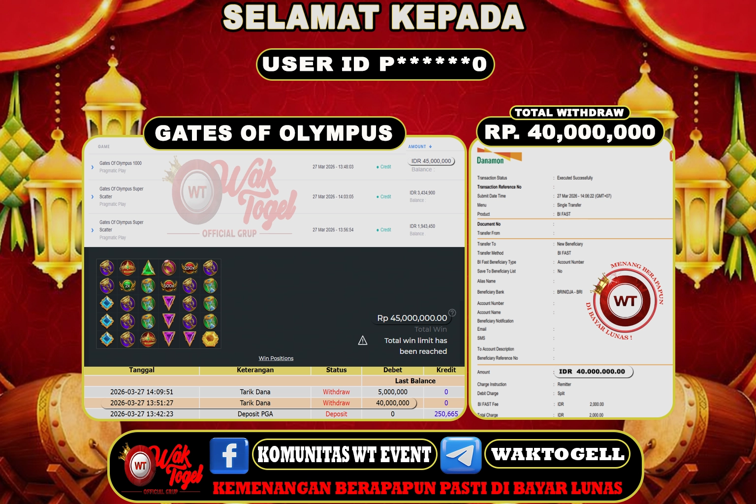 BUKTI PEMBAYARAN SLOT WAKTOGEL