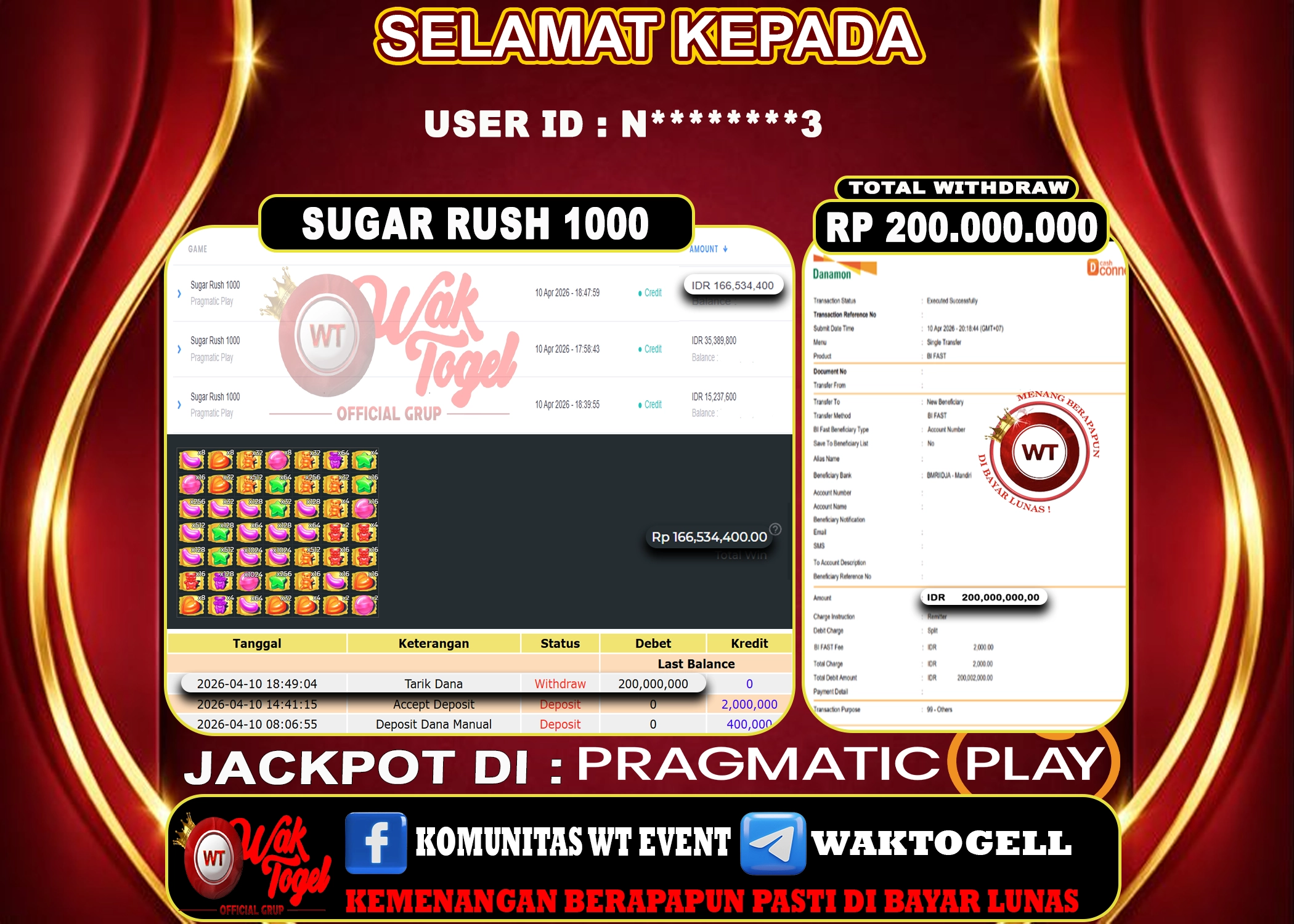 BUKTI PEMBAYARAN SLOT WAKTOGEL